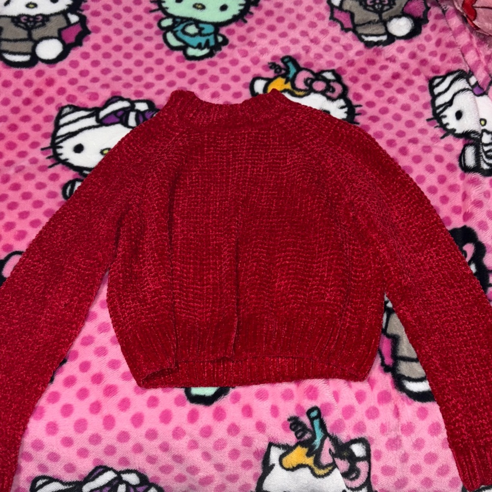 H&M Divided Vibrant Red Women's Turtleneck Sweater